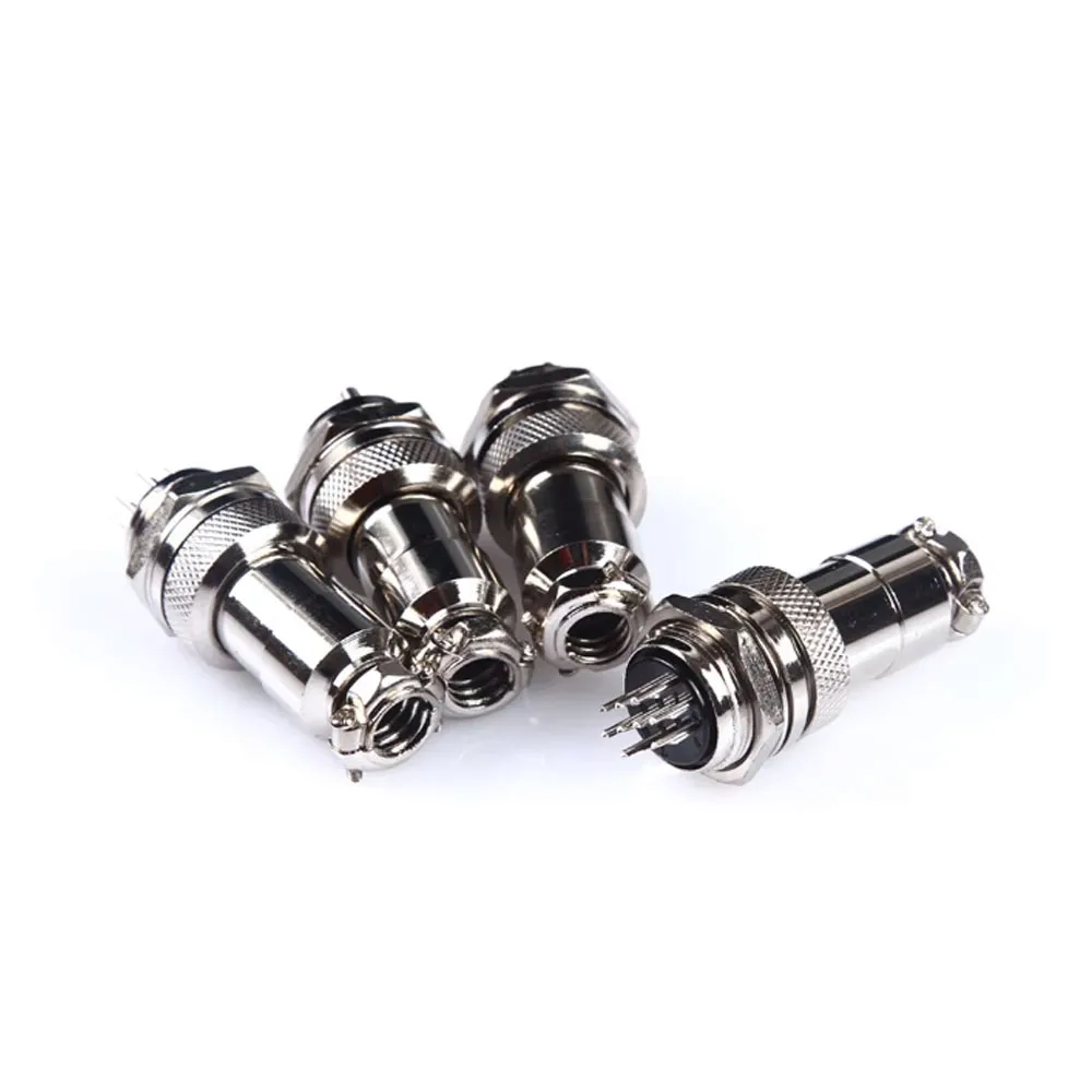 4 PIN 20mm GX20-4 Screw Aviation Connector Plug The aviation plug Cable connector Regular plug and socket