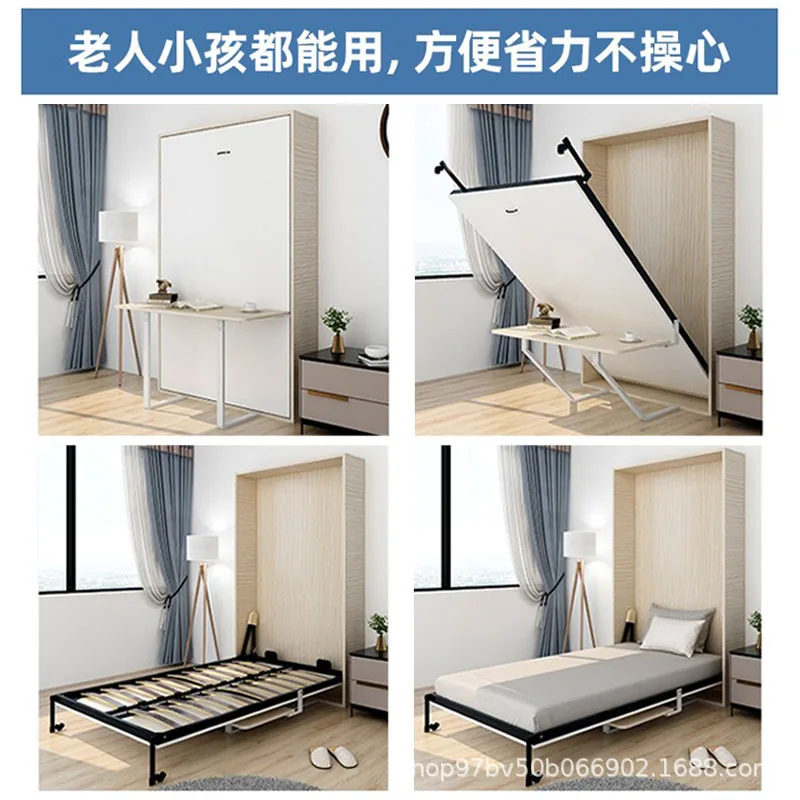 Multifunctional Folding Invisible Bed Hardware Feet Automatic Manual Single Layer Table Desk Wall Bed Flap Murphy Bed Accessorie