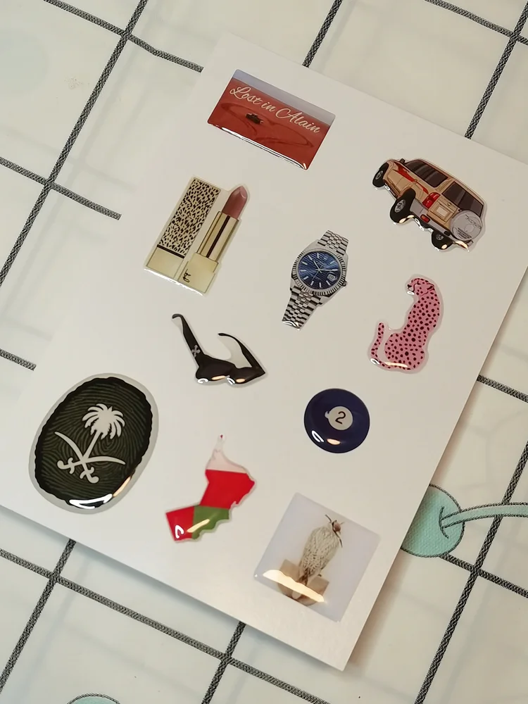 Etykieta dekoracyjna na etui na telefon DIY Naklejki ekspozycyjne Żywica i mocno