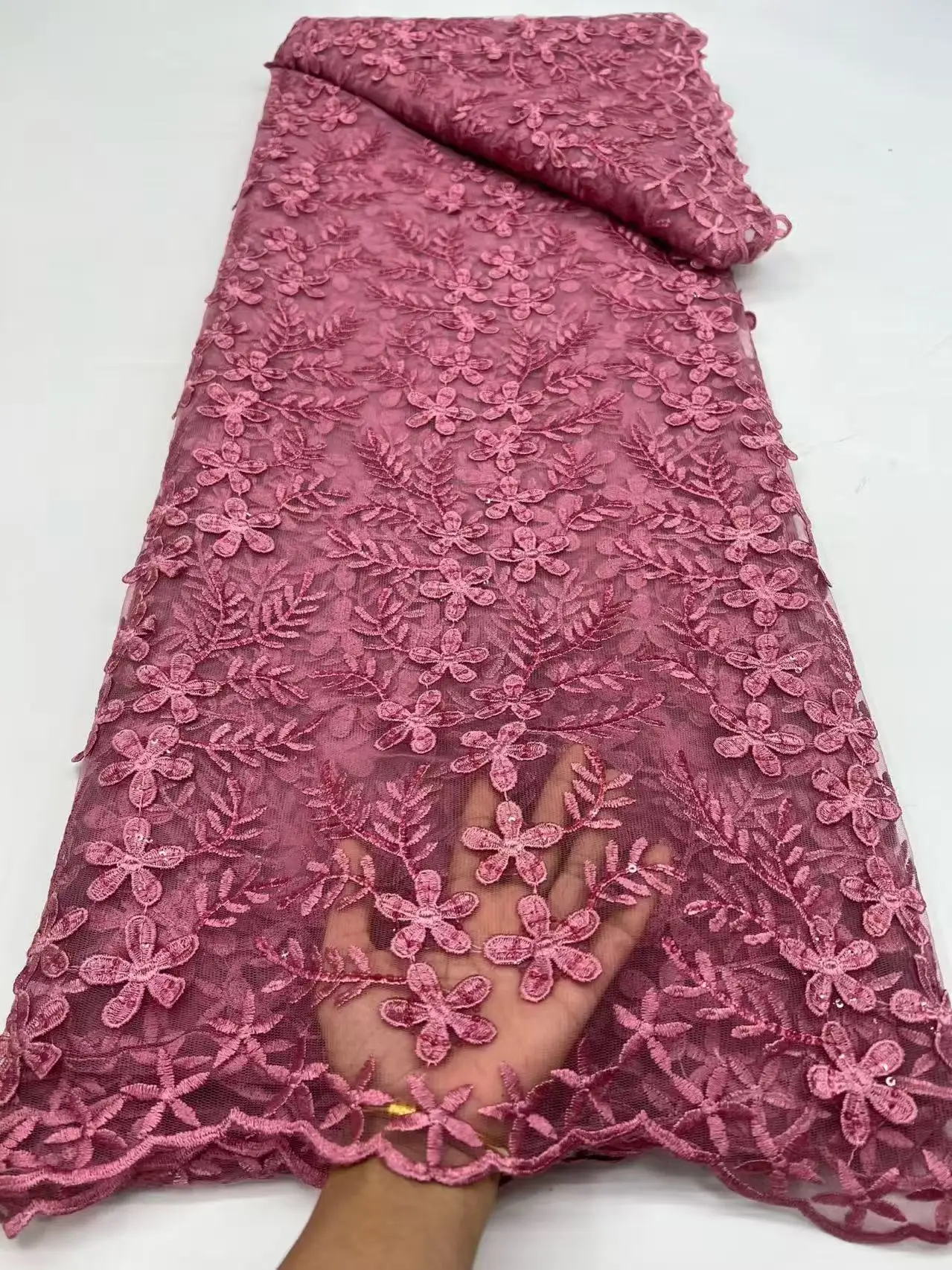 

Nigerian Cotton Guipure Cord Lace Fabric 2026 Colorful African fabric for women Latest Design for Women's Party Dresses Sewing