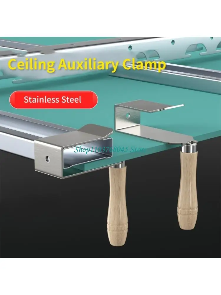 R53F Aluminium plafondhulpklem Gipsplaat Handig Handmatig Gemakkelijk