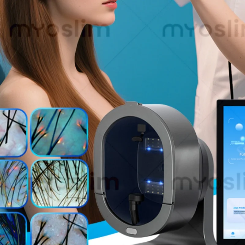 Analizador AI de problemas de piel Facial X5 3D, escáner Facial, prueba de 36 millones, cámara HD, 8 analizador de piel espectral