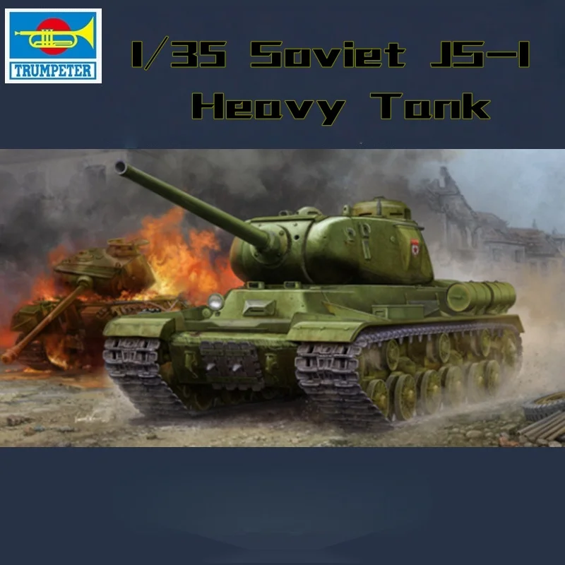 

TRUMPETER 1/35 Soviet JS-1 Heavy Tank Plastic Assembly Puzzle Model