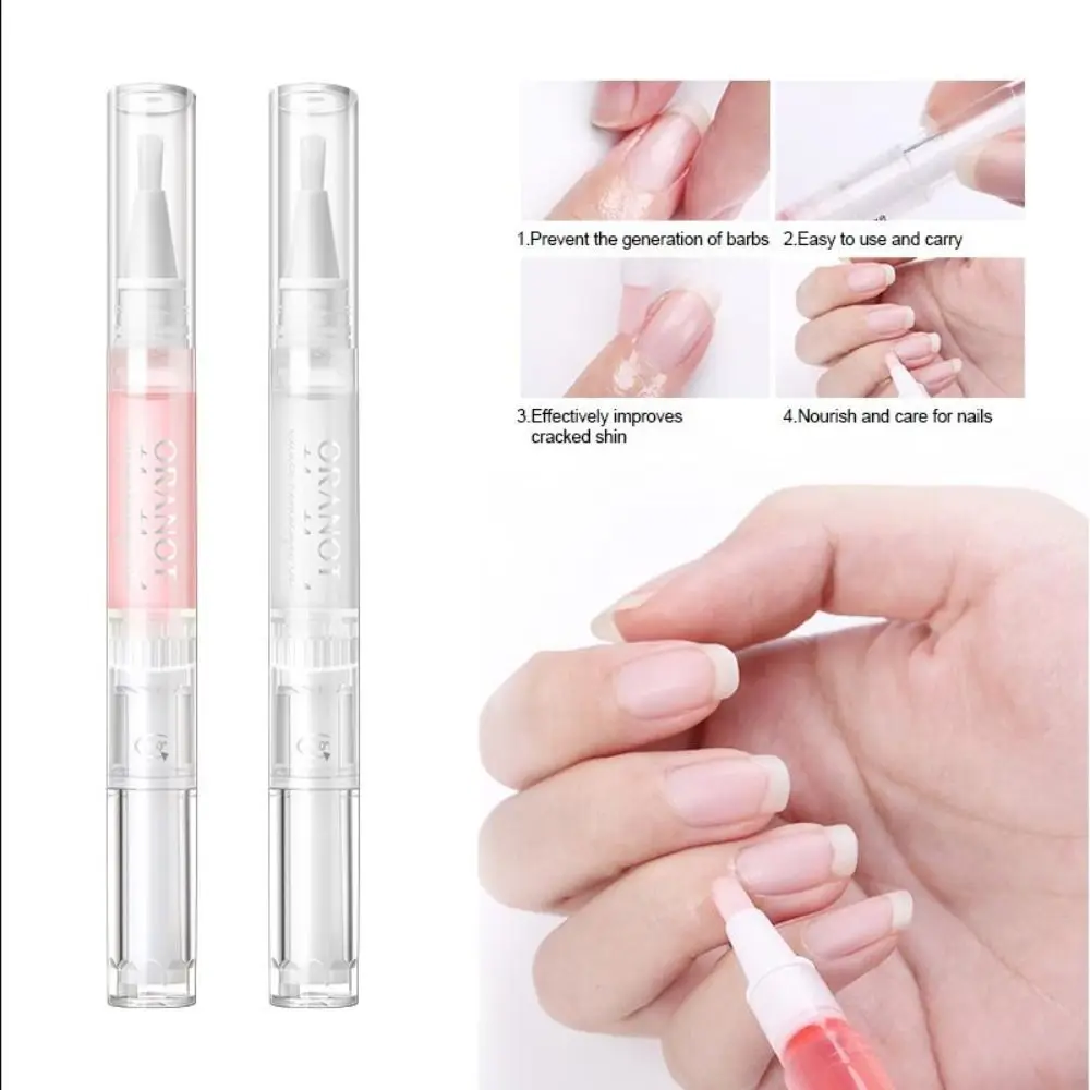 Novo 2ml caneta de óleo de nutrição de unhas hidratar profundamente flores fragrância óleo de cuidados de crescimento de unhas portátil reparação caneta de tratamento de unhas