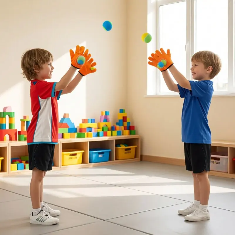 Soft Sticky Glove Throw Catch Ball Toy Multiplayer Parent-child Outdoor Beach Park Interactive Sports Boys Girls Birthday Gift