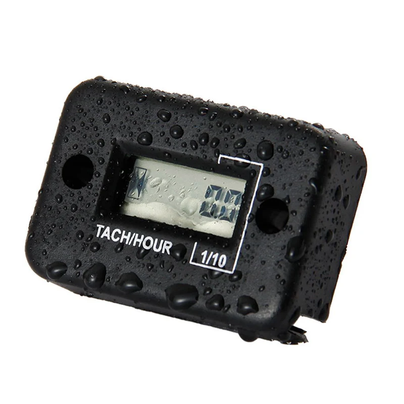 Digital Waterproof Inductive Tachometer Hour Meter RPM Meter Tachometer for Motorcycle Jet Ski Boats Forklift Truck Dirt Bike Mo