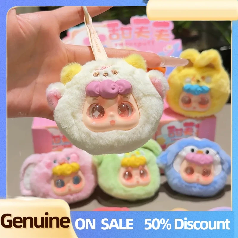 

Genuine Sweet Puff Cute Friends Club Series Blind Box Trendy Cute Cartoon Plush Pendant Keychain Ornament Mystery Box Toy Gift