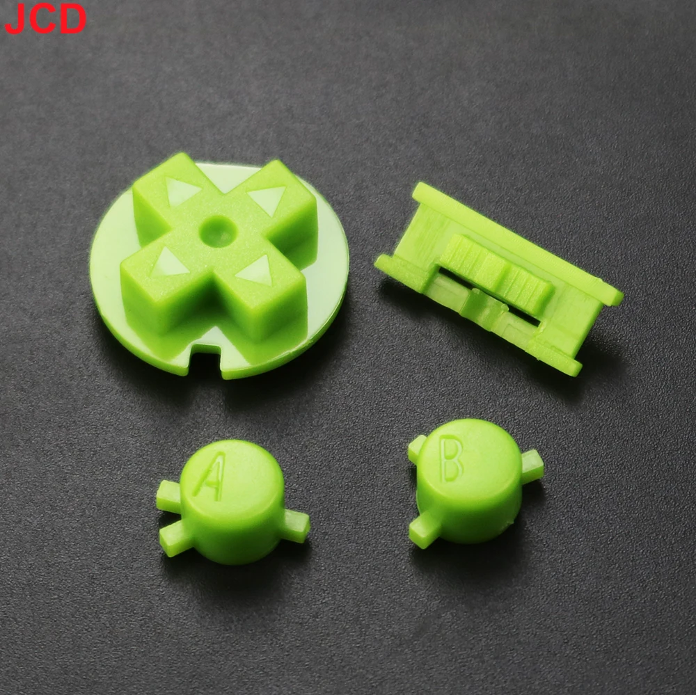 JCD 1 Set Geeignet für Game Boy Color Tastengehäuse für GBC Farbtasten GBC Spiel Ersatz-Tasten-Kit DIY Farbe