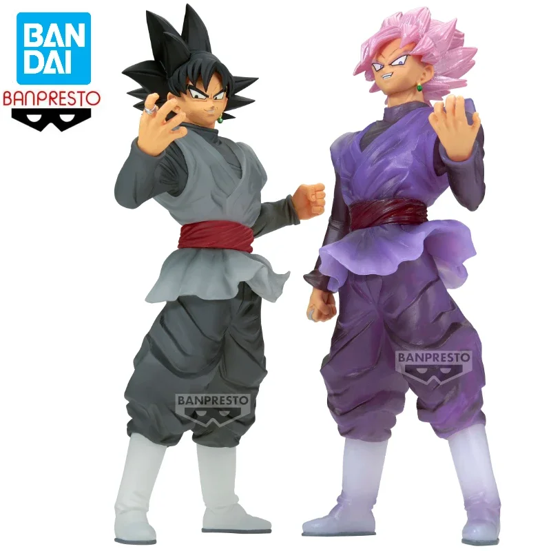 In Stock Bandai BANPRESTO Clearise Dragon Ball Super Super Saiyan Rose Goku Black Anime Action Figure Toy Gift Model Collection