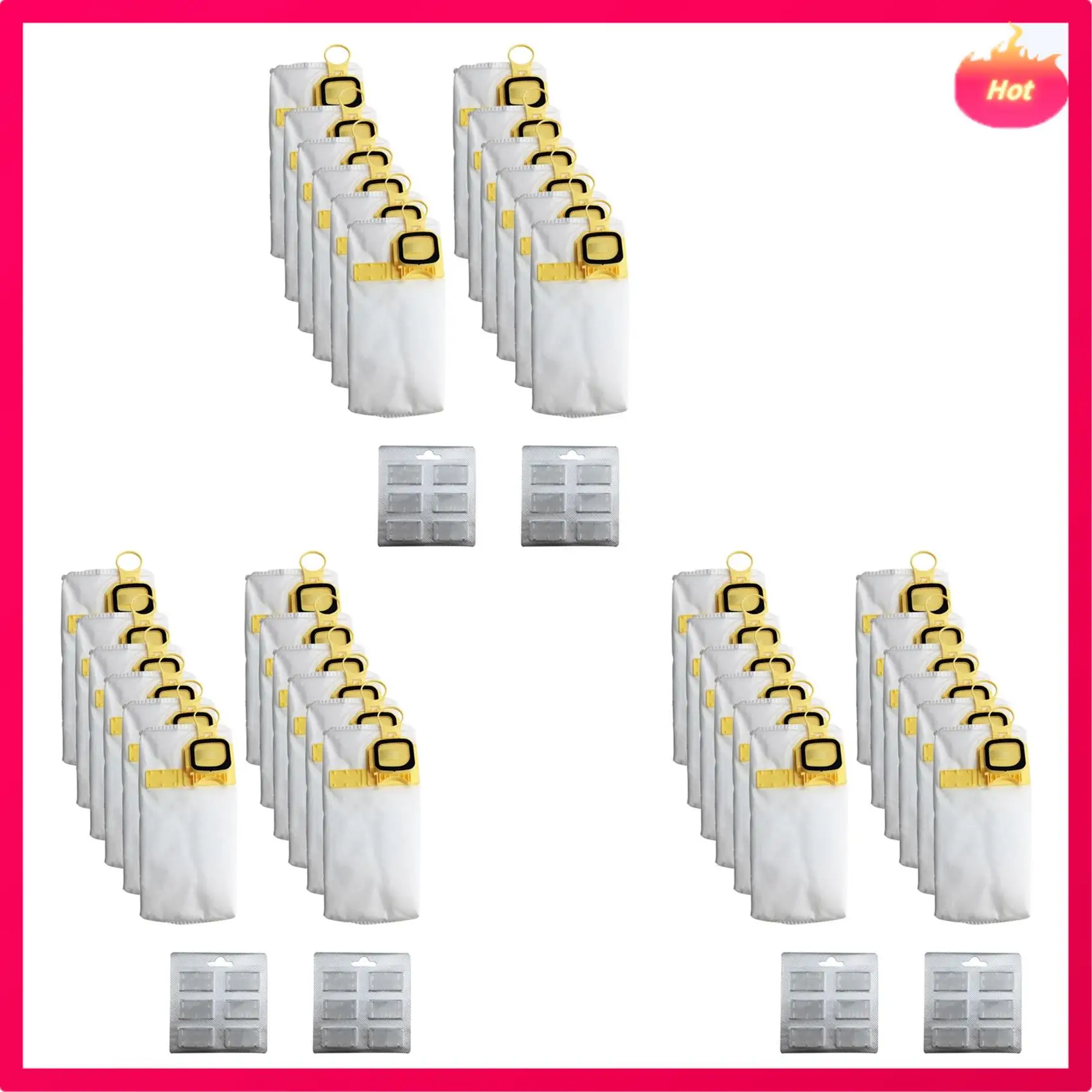 

Эффективный мешок для пыли AD-36Pcs, замена для пылесоса Vorwerk VK140 VK150 FP-140