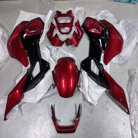 Motorcycle fender cover fairing kit assembly Cover red black For HONDA 2016-2019 MSX MSX125 GROM125 SF FAIRING SET CANDY GLOSS