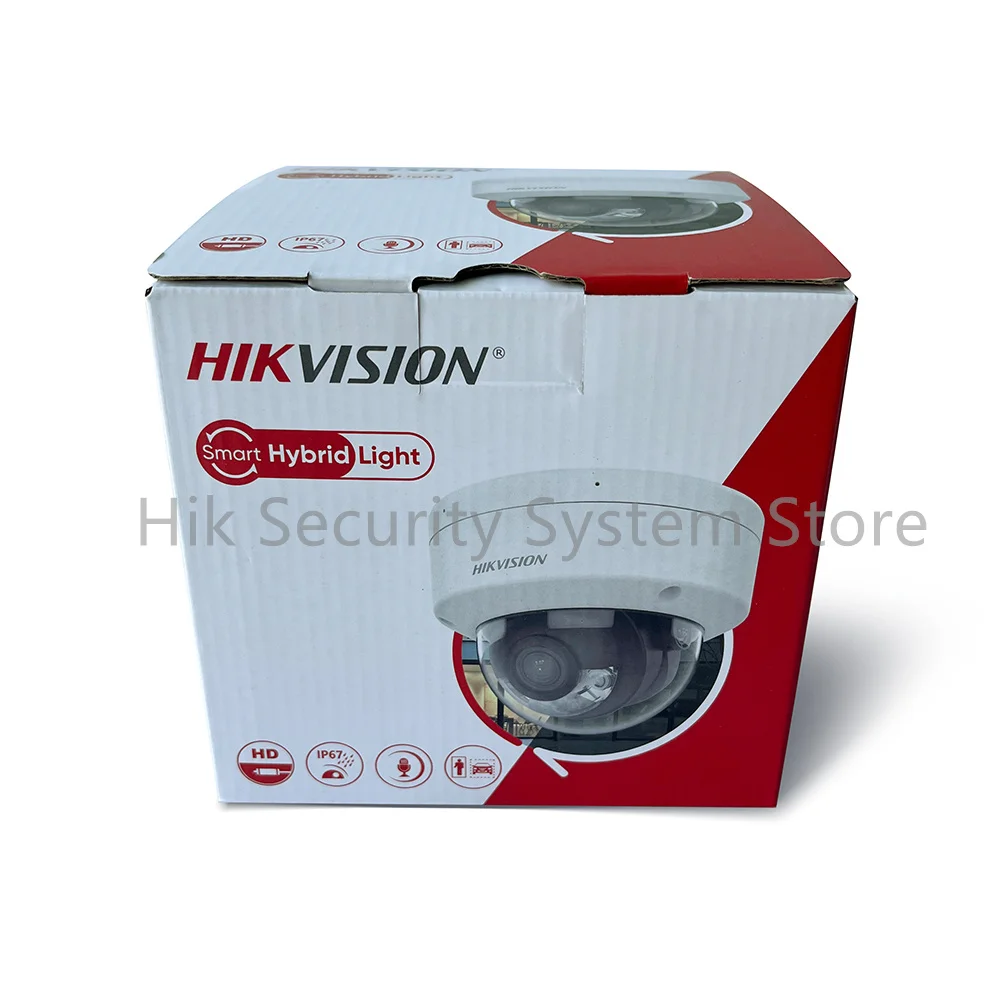 Imagem -04 - Hikvision-câmera ip Dome ir com Mic Embutido Ds2cd1143g2-liu Ds-2cd1143g0-i Câmera de Rede 28 mm Poe Substituir