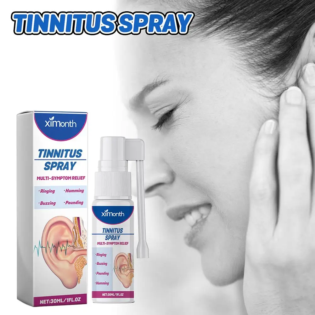 30ml Ear Cleaner Tinnitus Spray Treatment of Ear Canal Care Hearing Hard Discomfort and Relieve Earwax Ears Ear Cleaner Blo H0H1