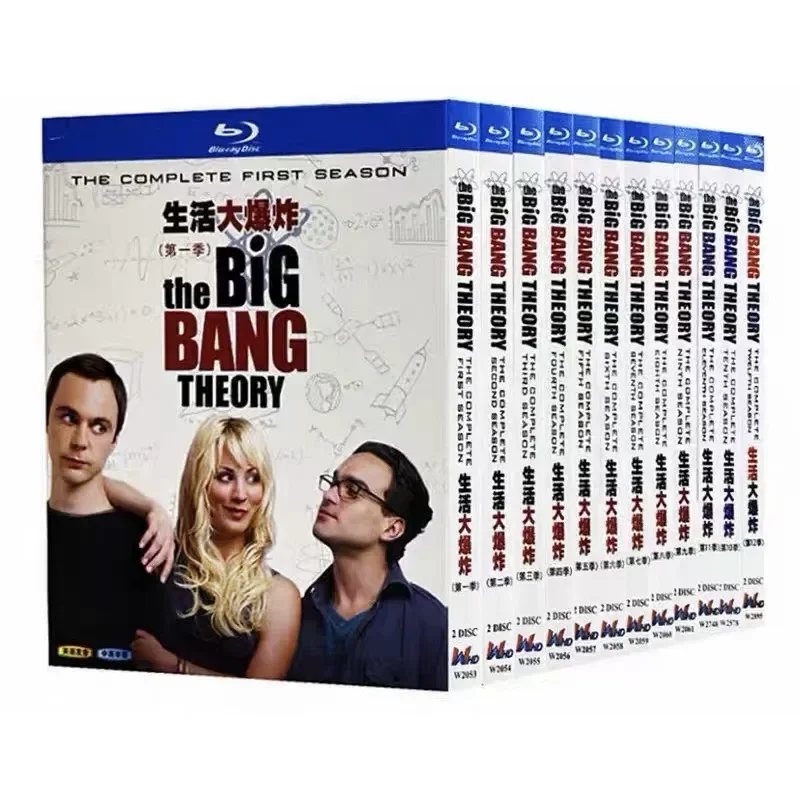 Big Bang Theory Season 1 to 12 New BD Blu Ray High Definition Unopened Box Set 24 Discs