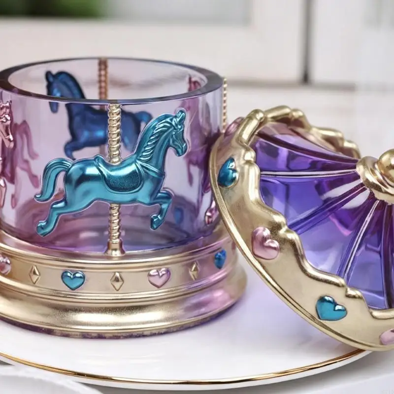  Two-Piece Silicone Carousel Mold for Box, Cup, and Small Craft Builds