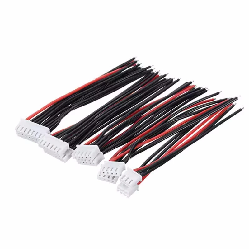 5szt/lot 1S 2S 3S 4S 5S 6S Lipo Battery Balance Charger Cable IMAX B6 Connector Plug Wire Balanced Charging Line Wholesale 10cm