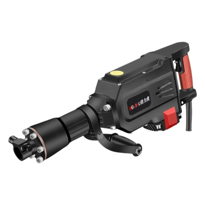 KOTUMY 220V Martillo Demoledor Eléctrico de Alta Resistencia 95, Martillo Rompedor Industrial 65, Máquina sin Accesorios con Cincel de Excavación y Pala