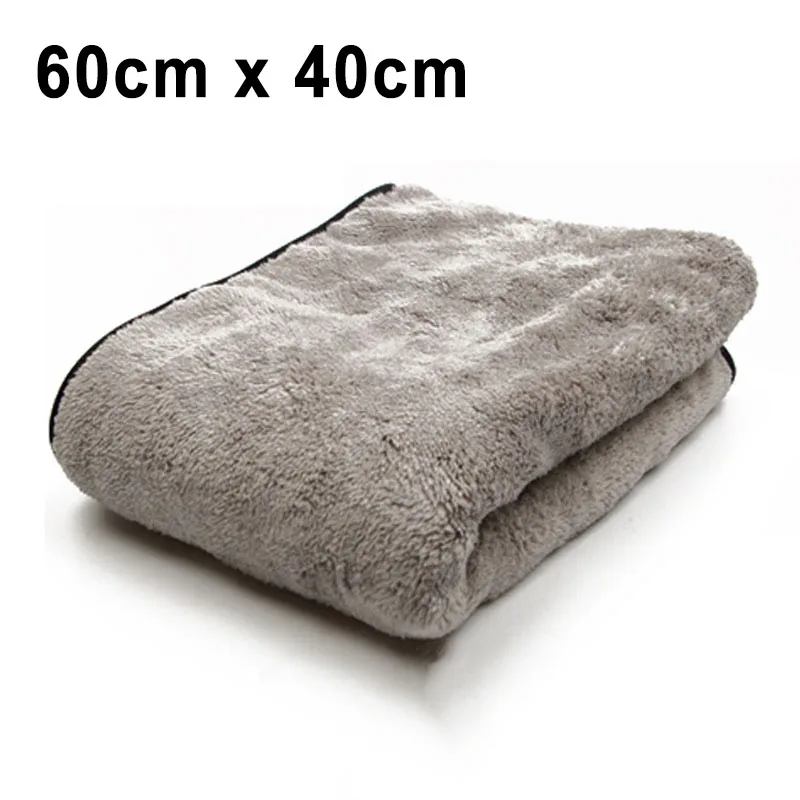 60x40cm Microfiber Car Wash Towel Fast Drying Auto Cleaning Extra Soft Cloth High Water Absorption for Car Wash Accessorie