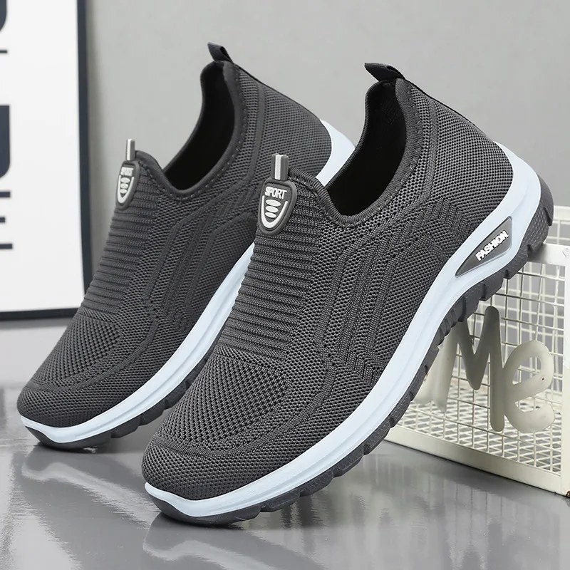 

Summer New Shoes Men's Mesh Breathable Casual Single Shoes Comfortable Soft Sole Fashion Versatile Sports Shoes