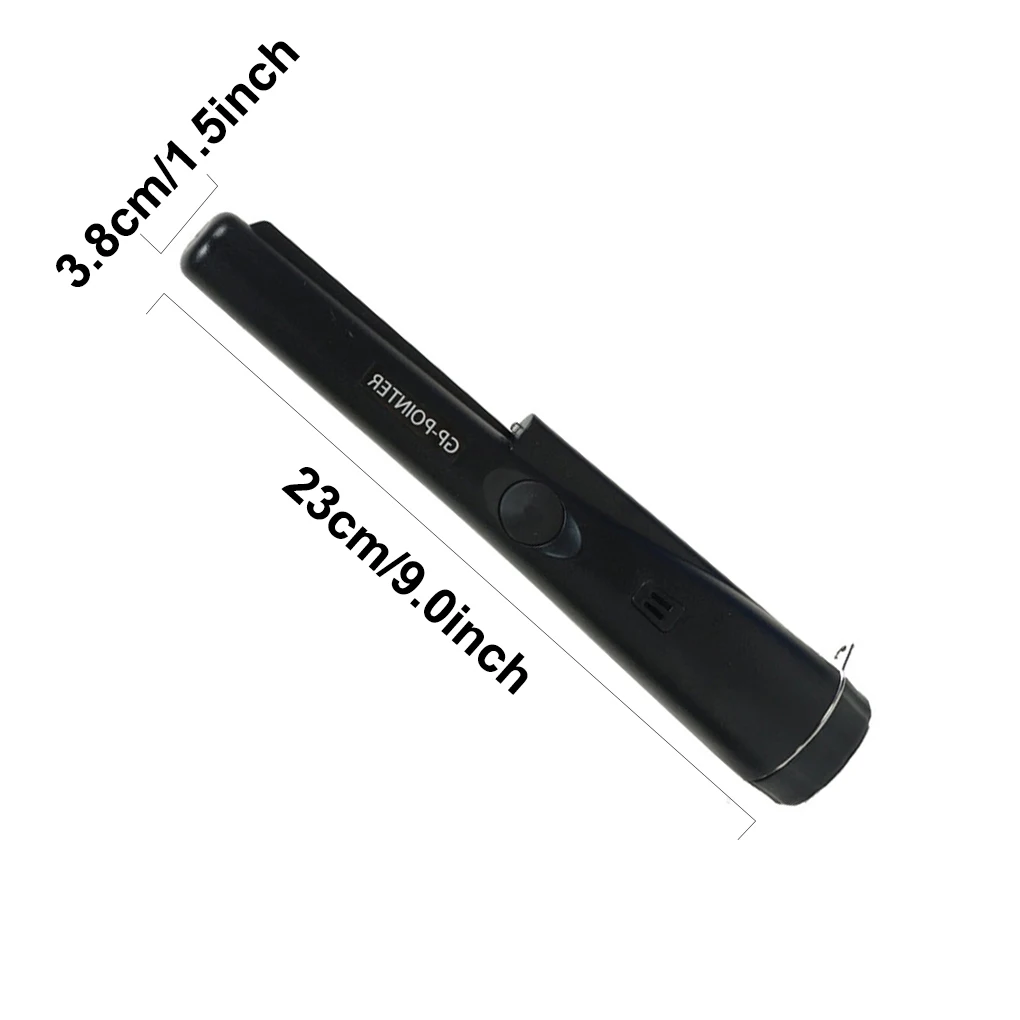 Metal Detector Handheld Pinpointing For Gold Search Waterproof Positioning Rod Detecting With LED Lights High Sensitivity