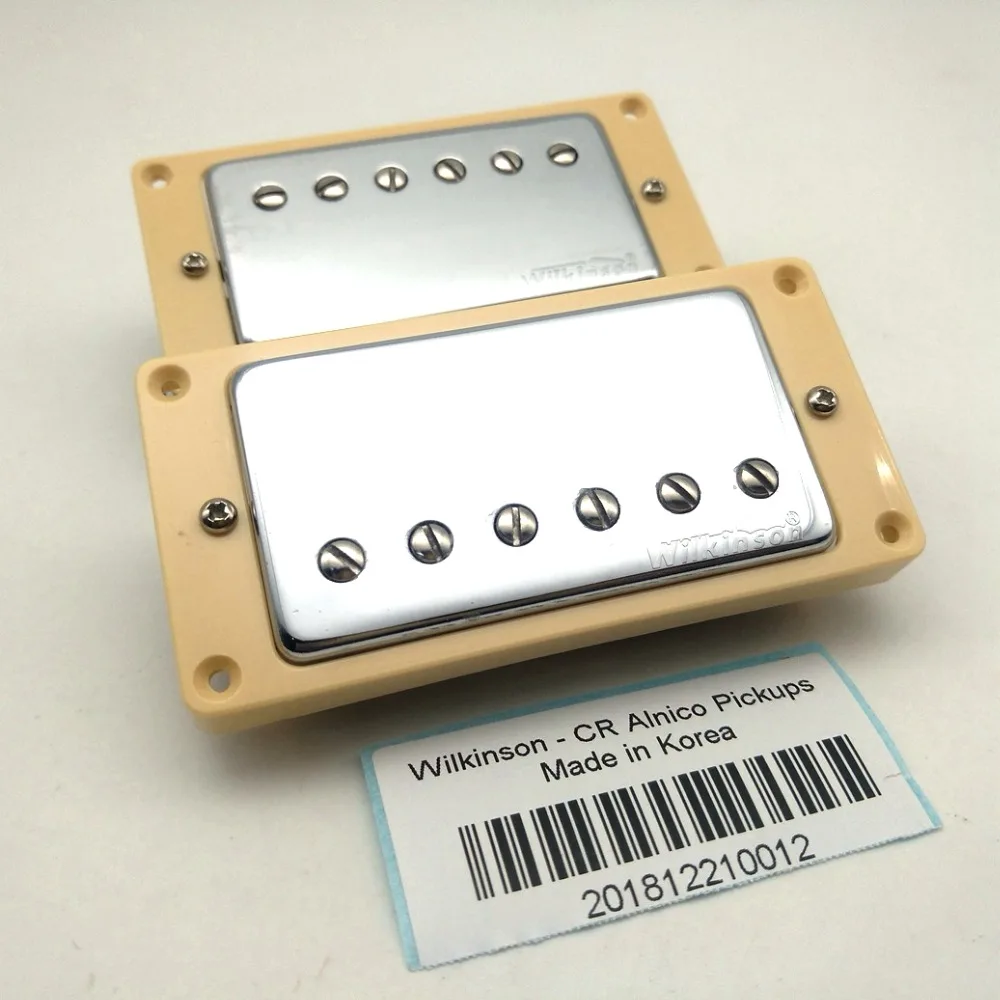 Wilkinson WVC AlNiCo V Nickel Silver Humbucker Pickups 4C Made In Korea For Electric Guitar