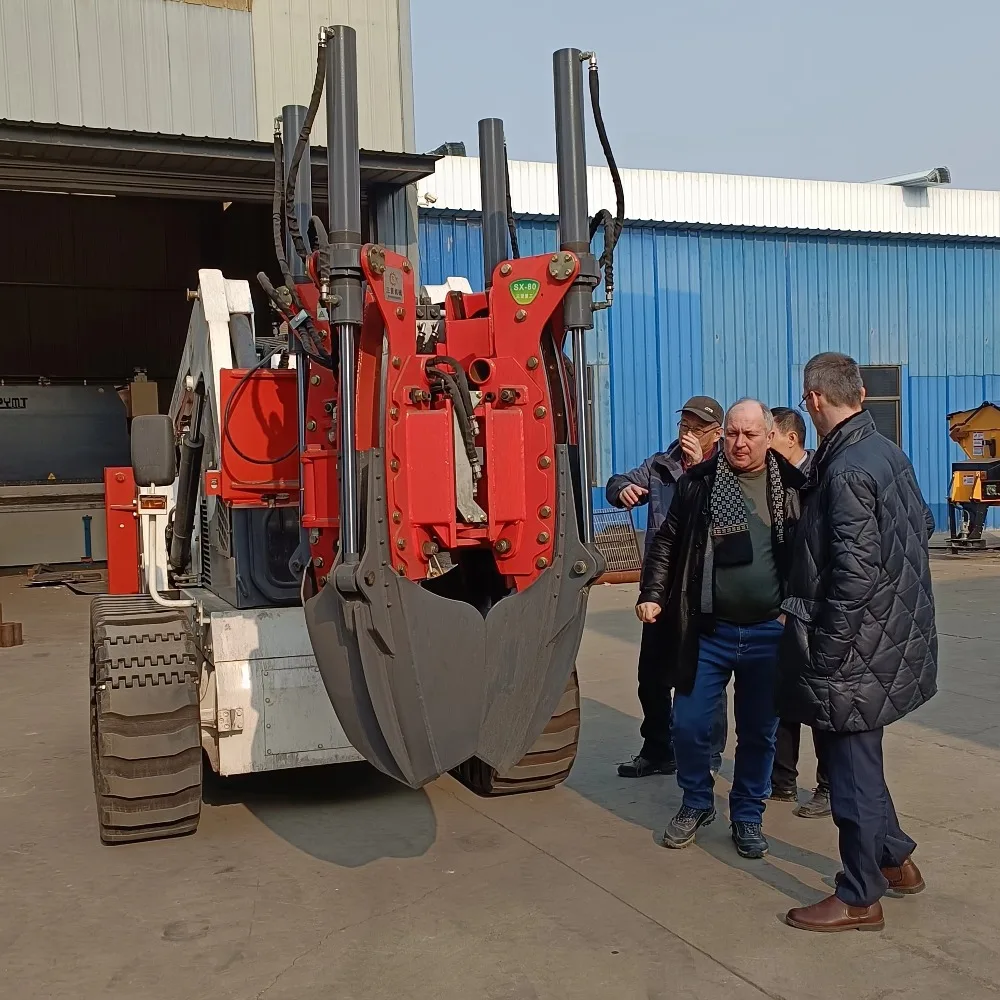 Tree Mover Skid Steer Hydraulic Tree Mover Spade Transplanter Machine Dig Garden Use view 6