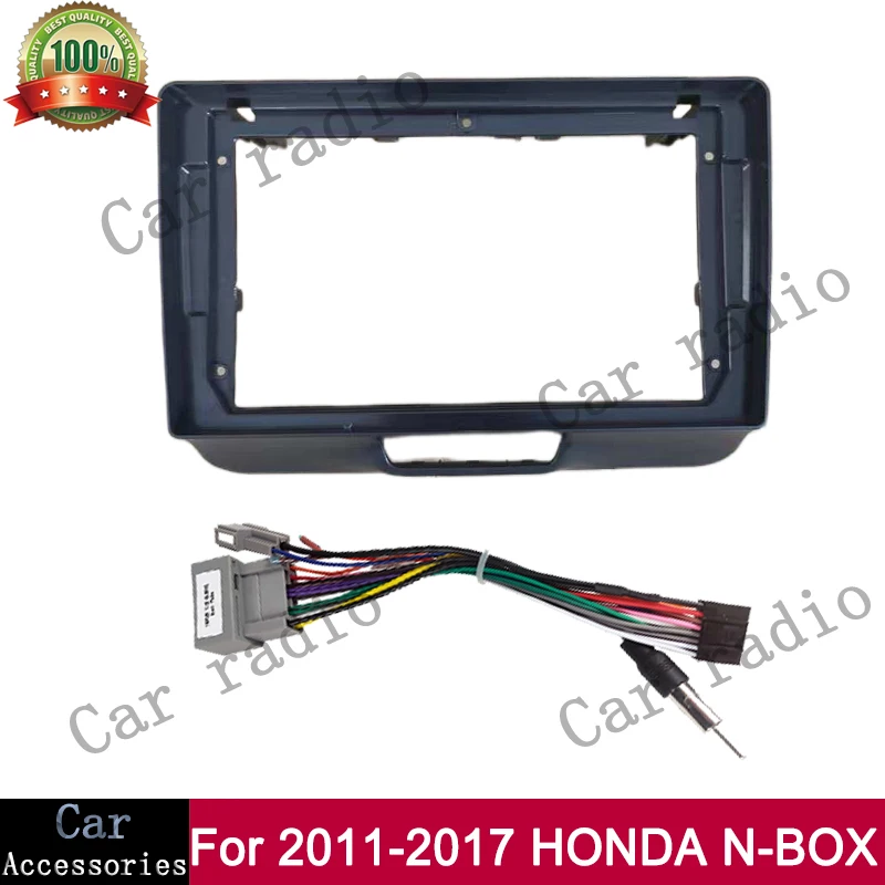 For 2011-2017 HONDA N-BOX 9 Inch Car Radio Android Stereo Frame Player 2Din Head Unit Fascia Panel Dash Board Cover