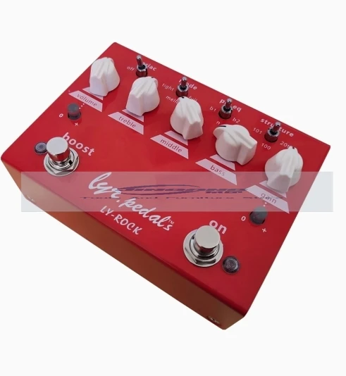 Classic Distortion Effects: L-Y-R LY-ROCK Guitar Pedal, True Bypass Design