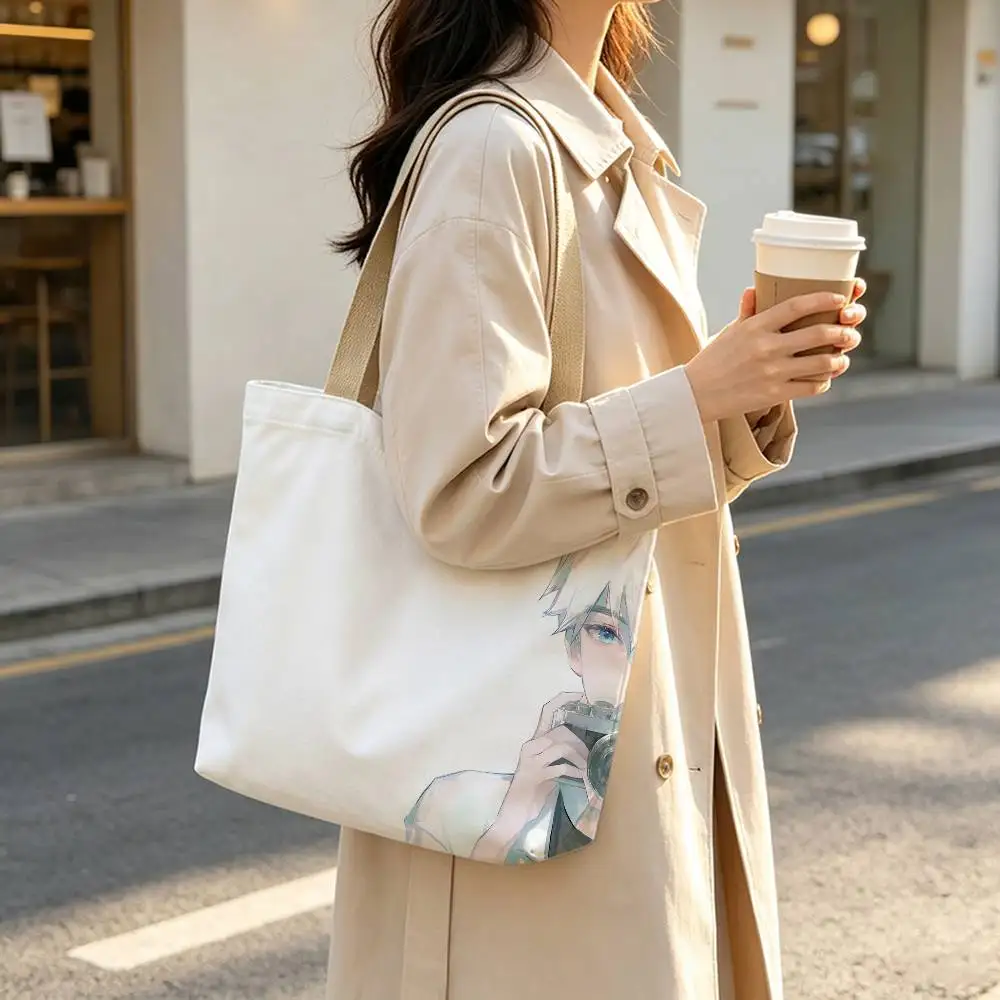 Second Half Cheng Xioshi and luguang Print Bag Eco Shopper Cotton Jute Bag Reusable Bag Foldable Reusable Sac Tissu