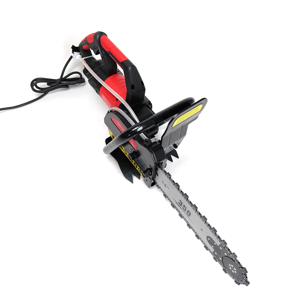 High Power 3200W Electric Concrete Chain Saw Machine 370mm Cutting Depth Wall Cutter for Brick Stone Reinforced Concrete