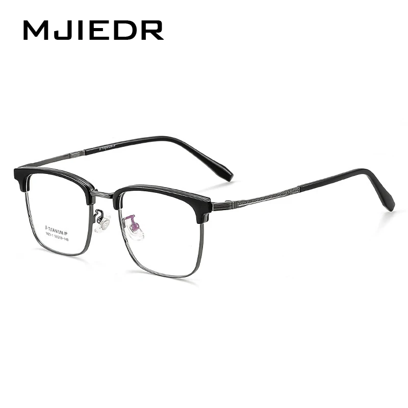 

New Fashion Retro Ultra Light Alloy Spectacle Eyewear Myopia Astigmatism Customized Optical Prescription Eyeglasses Man Frames