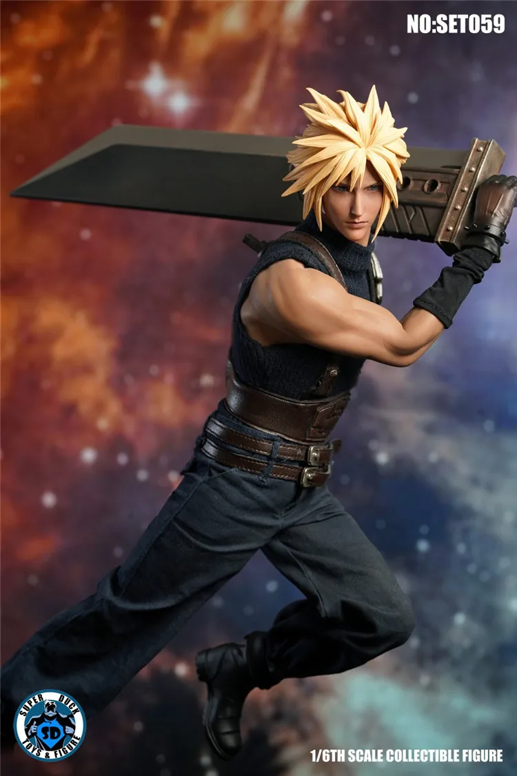 SUPER DUCK SET059 1/6 Cosplay Fantacy Mann Kopf Carving Kleidung Set Fit 12'' TBLeague PL2016-M32 Männliche Action Figur Körper Puppen