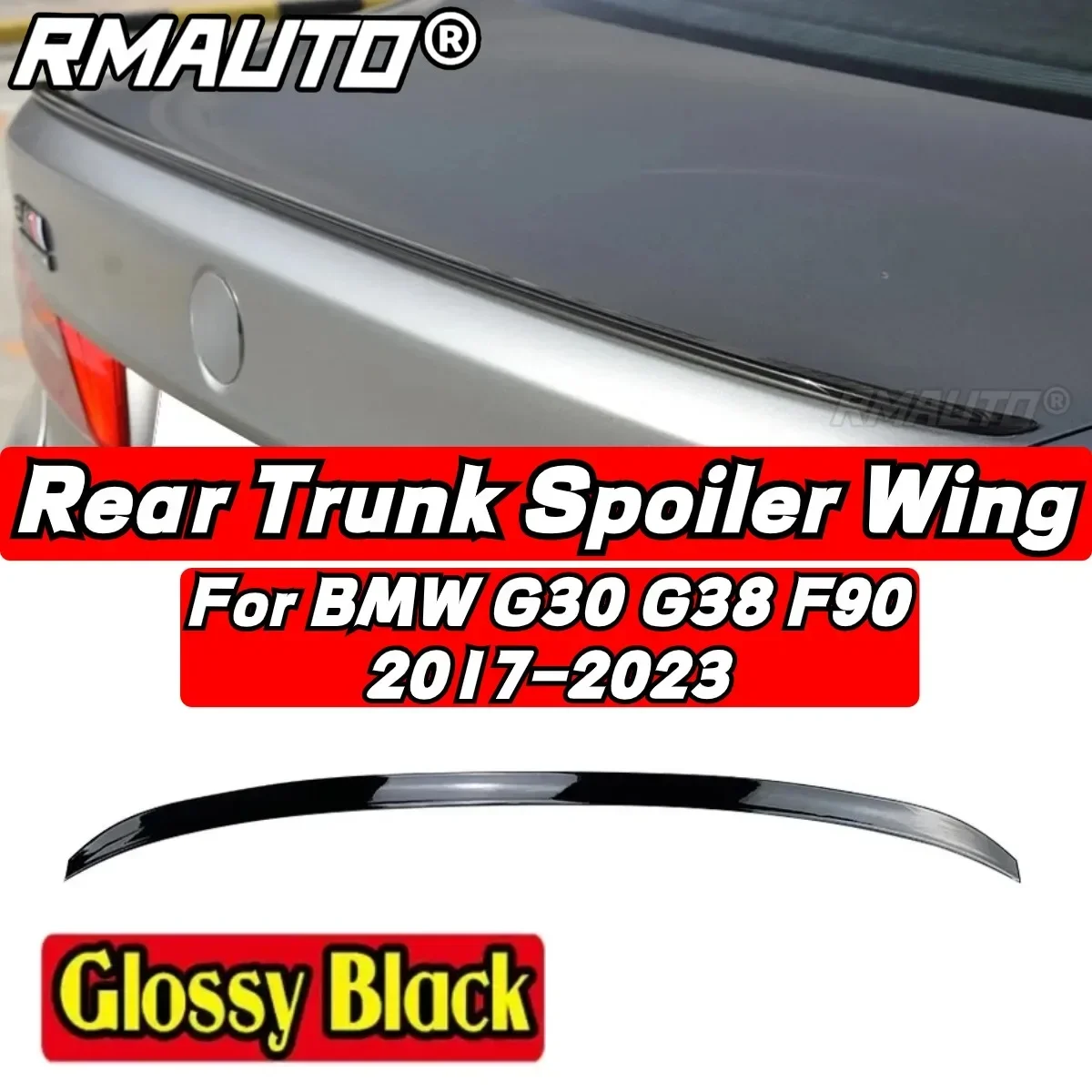 

Для BMW 5 серии G30 525i 530i M5 2017-2023 Комплект кузова заднего крыла BMW G30 Автомобильный задний спойлер для багажника автомобильные аксессуары заднее крыло багажника