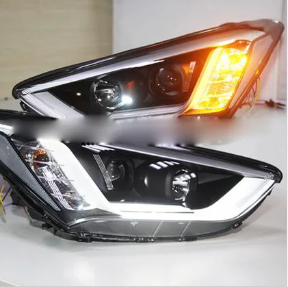 Santa fe ix45 headlight,2013 2014 2015 2016year car accessories bumper lamp for ix45 fog light,Santa fe front light