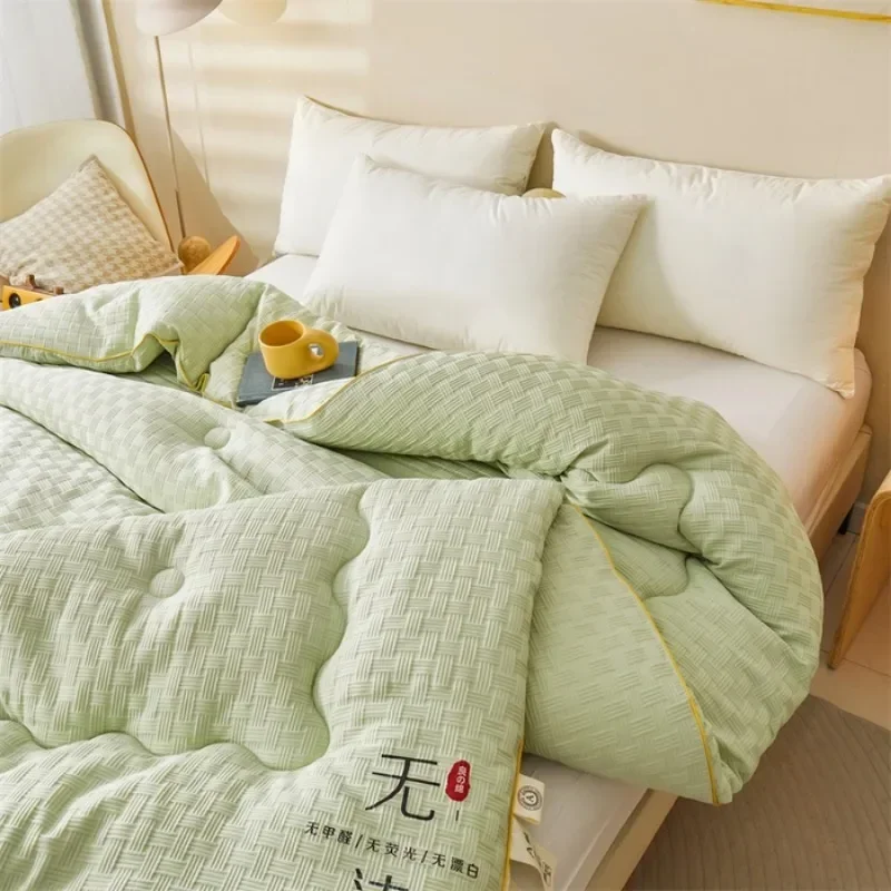 

2024 new dye-free knitted cotton maternal and infant grade silk quilt, chrysalis protein single quilt thickened in winter