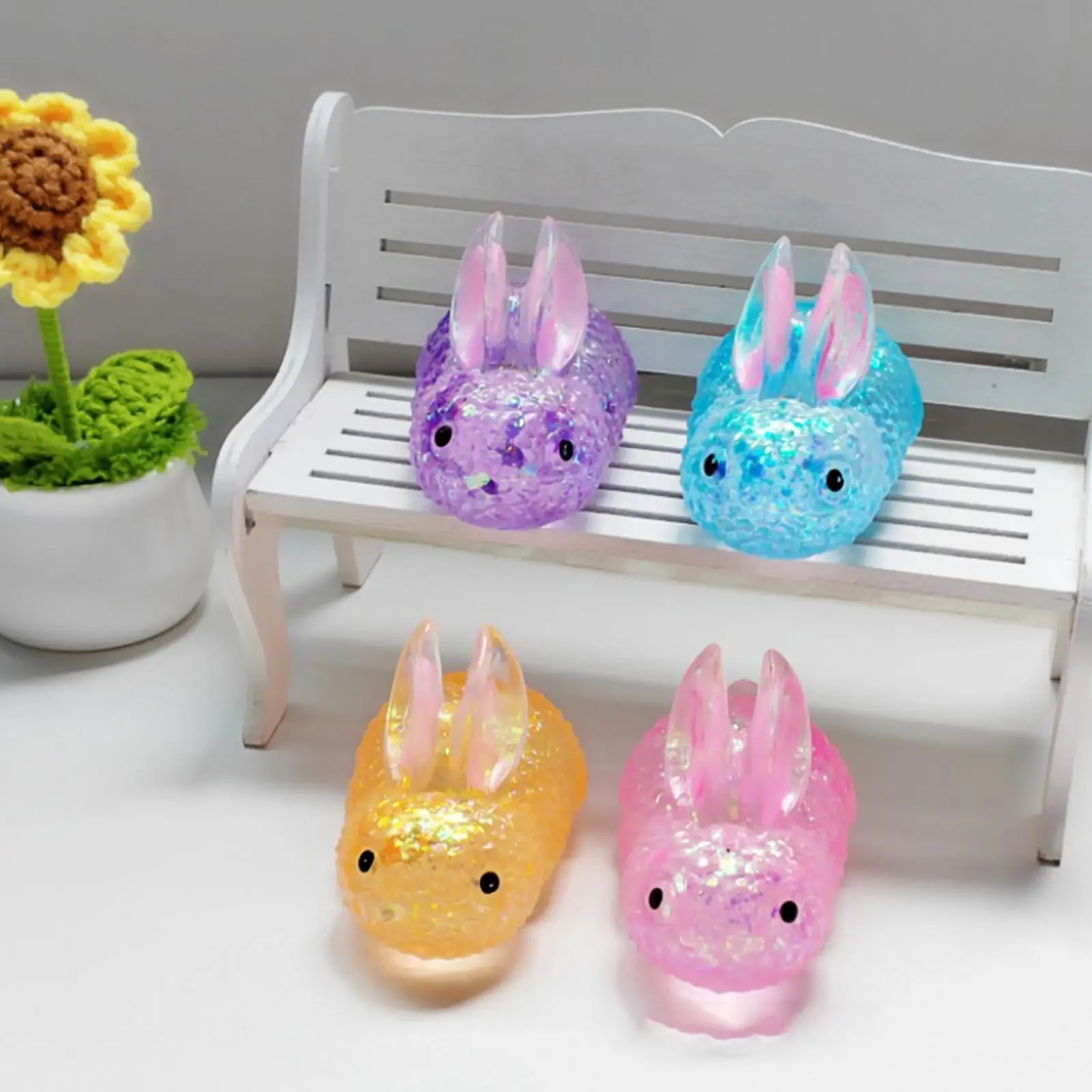 

Мячик-антистресс в виде кролика, милый, для снятия стресса, сувениры для вечеринок, игрушки-антистресс для детей, подростков, взрослых, друзей, для офиса, работы, учебы