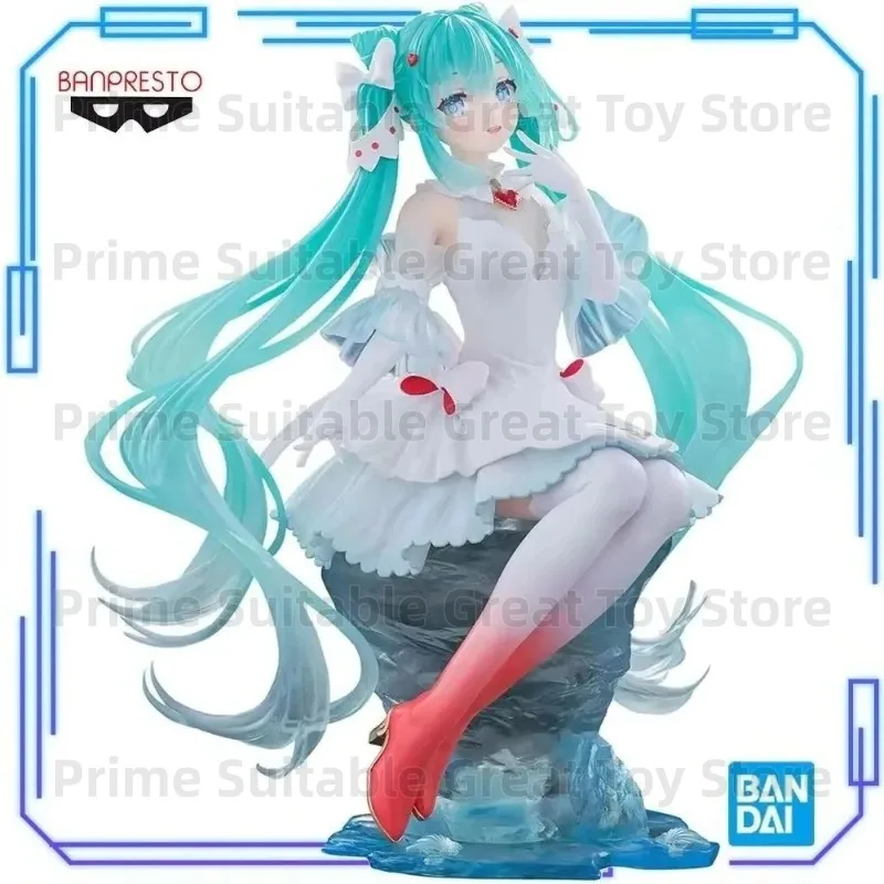 【En stock】 Bandai Banpresto Evolve Clearluxe Hatsune Miku Clione Ver 18cm, figurine de modèle d'anime, jouet, cadeau de Noël et collection
