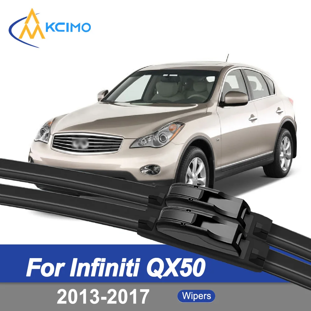 

For Infiniti QX50 J50 2013-2017 front Windshield Wipers Easy Installation Quiet Performance Exact Fit Safe Durable Auto parts