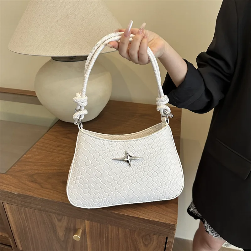 

Women's Shoulder Bags Simple Solid Color Versatile Fashionable Korean Crossbody Bags Trendy Sweet Portable Handbags For Girl