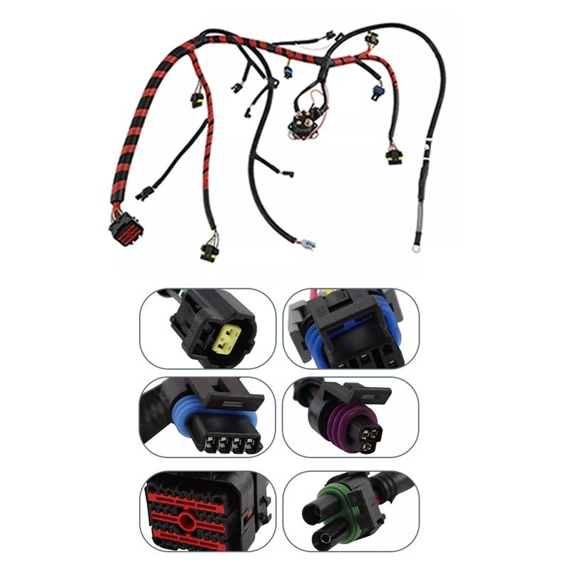 For Ford F-250 F350 Before 5/12/1997 7.3L Diesel W/O Cali Engine Wiring Harness F7TZ-9A451-CA, F7TZ9A451CA