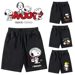 Snoopy Sport Shorts Men Women Summer Cute Fashion Casual Loose Shorts Breathable Sports Fashion Outdoors Shorts Female S-3XL New