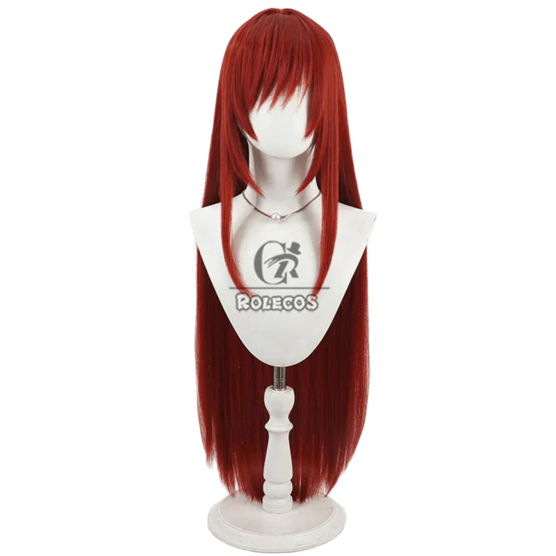 ROLECOS Nikke Goddess of Victory Rapi Cosplay Wigs Rapi 100cm Women Straight Cos Wig Heat Resistant Synthetic Hair