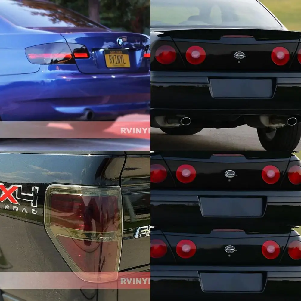 

Tail Light Tint Covers Compatible with Chevrolet Impala 2000-2005 - Matte Smoke