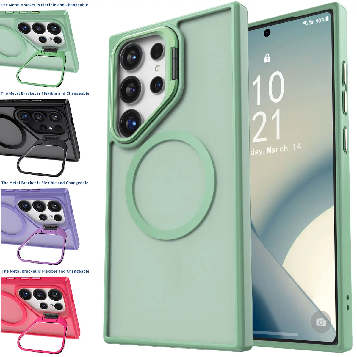 Wytrzymałe etui na telefon Samsung Galaxy S25 S25 Plus S25 Ultra 5G, odporne na wstrząsy, z podpórką, mocne, ochronne.