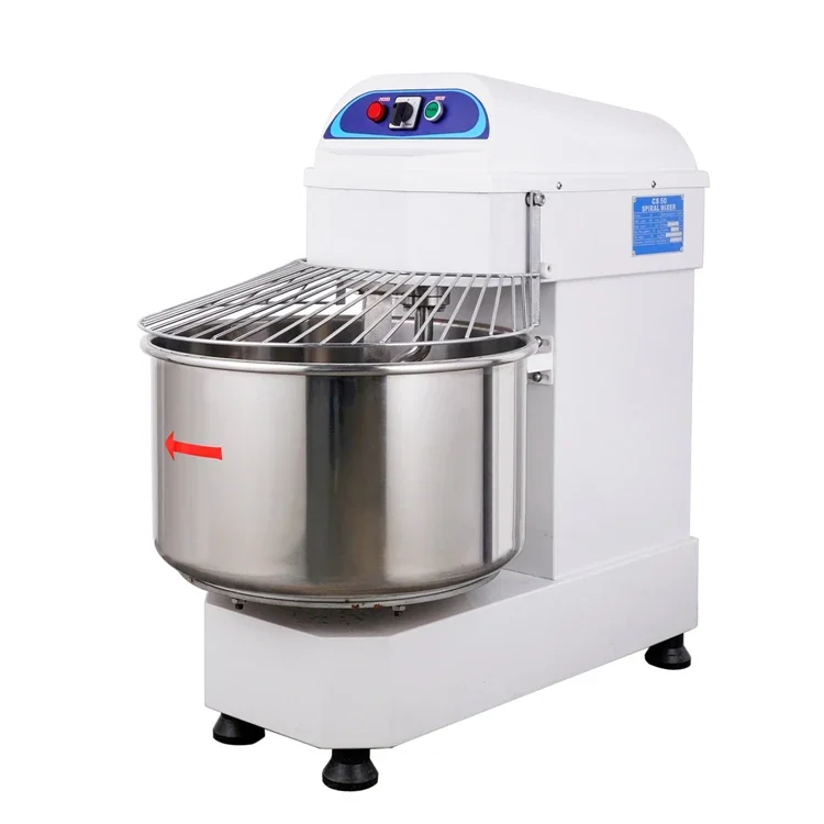 Guangzhou factory professional custom commercial single speed industrial bread dough spiral mixer