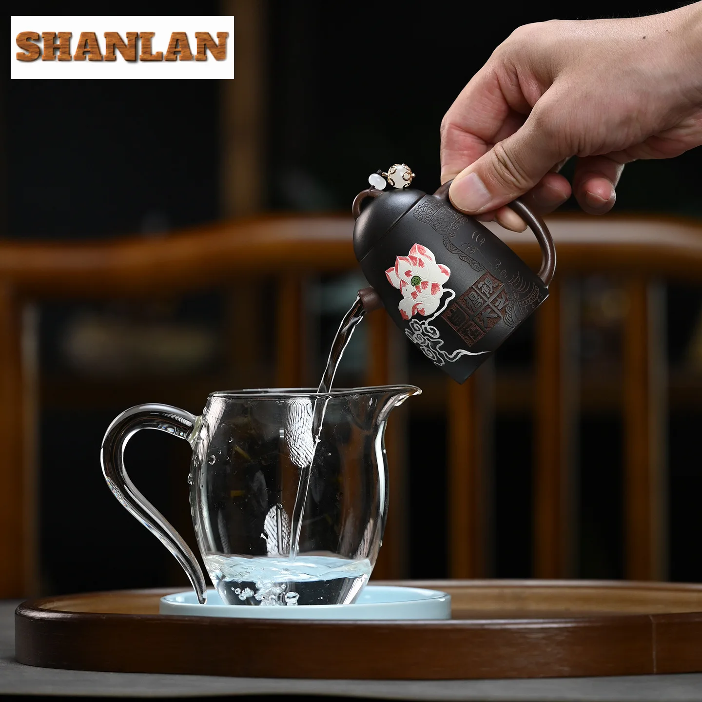 110ml Yixing Purple Clay Teapots Handmade High Qin Quan Pot Raw Ore Purple Powder Slurry Mud Kettle With Strainer Zisha Tea Set