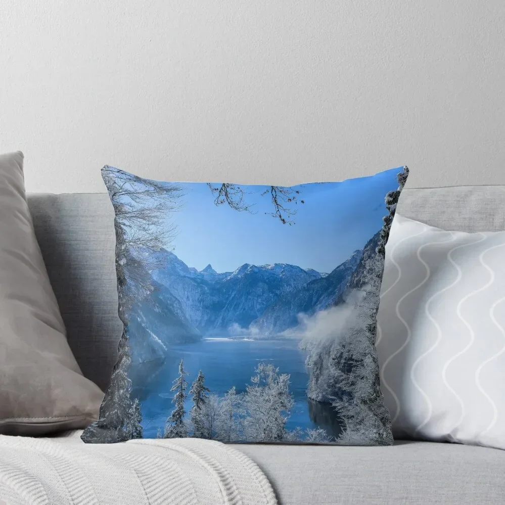 

Icy Winter Mountain Throw Pillow Pillowcases For Pillows Couch Cushions Sofas Covers pillow