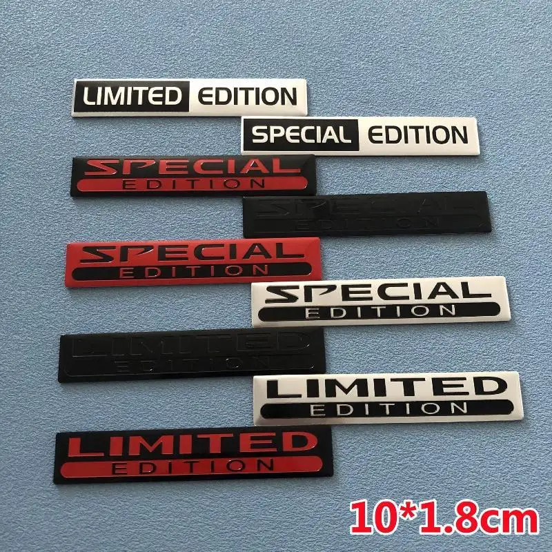 【CMO】3D Aluminium SPECIAL / LIMITED EDITION Logo Sticker Car Trunk Badge Decal Car Styling Accessories
