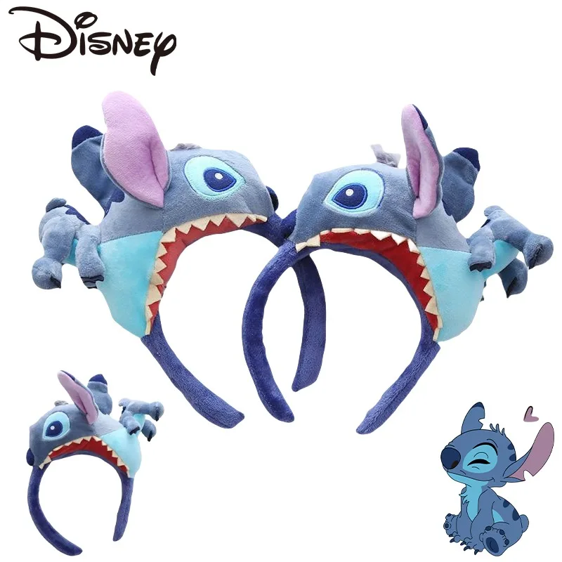

Disney Stitch Women Hairband Anime Figure Cosplay Hair Accessories Girls Party Carnival Costume Headdress Decoration Dolls Gift