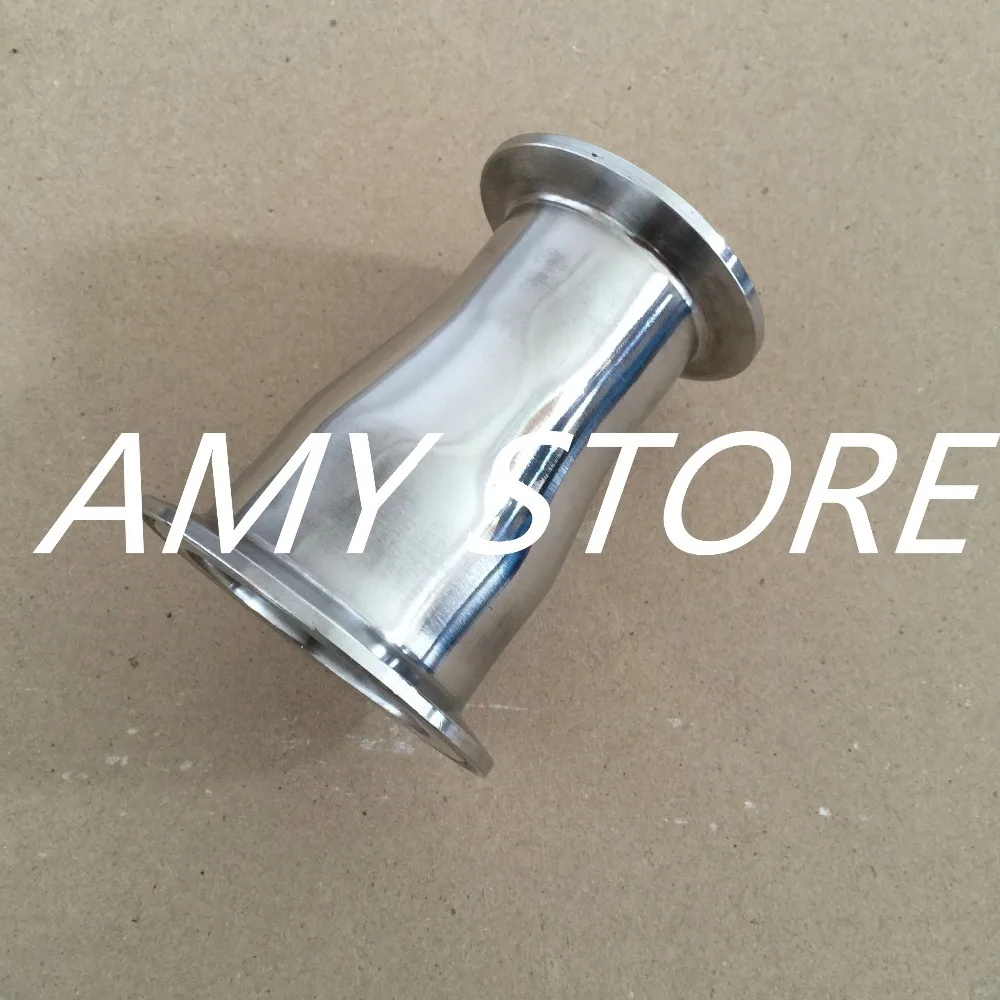 

OD 57 x 45mm 57mm to 45mm 2-1/4x1-3/4'' Sanitary Ferrule Reducer Fitting SS 304